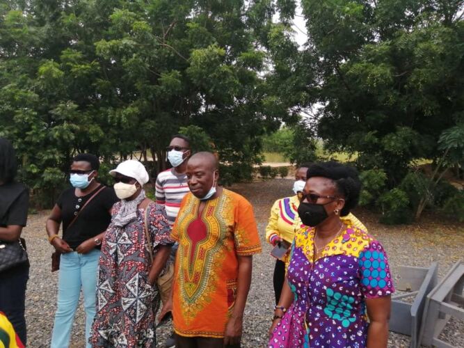 Tour guides on educational Tour