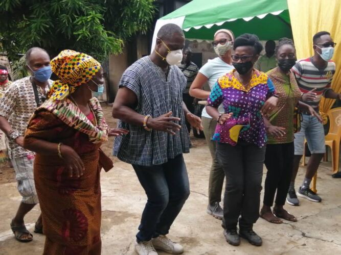 Tour guides on educational Tour