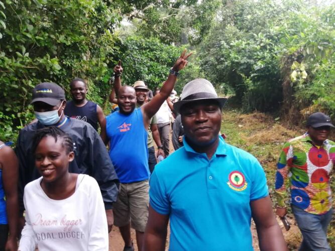 Tour guides on educational Tour